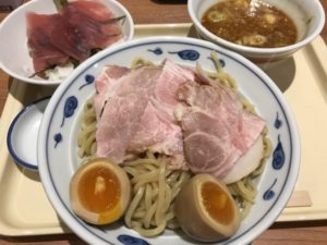 サバ濃厚鶏辛つけ麺＋マグロ丼¥1,080