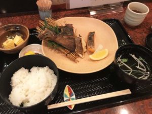 焼き魚三種盛膳¥940