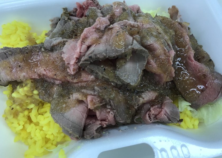 ローストビーフ丼¥850