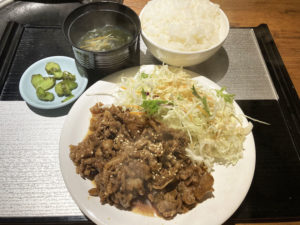 焼肉定食¥650