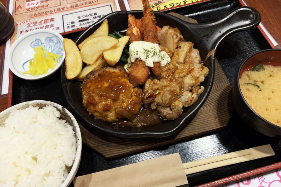 肉定食1000円
