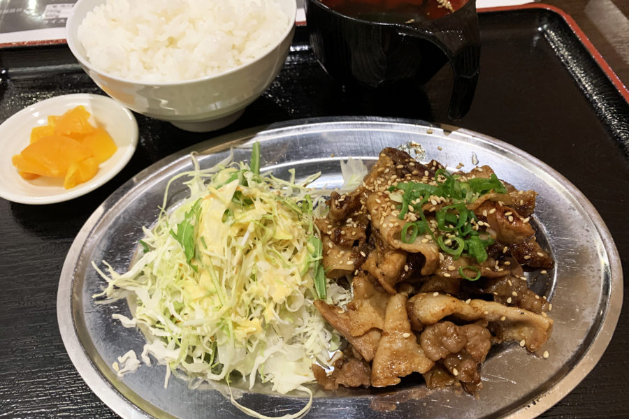 ミックスの定食150g・850円
