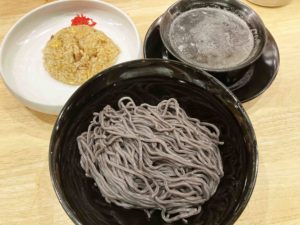 黒つけ麺＋焼きめし¥1,100