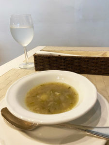 グリーン系のミネストローネ