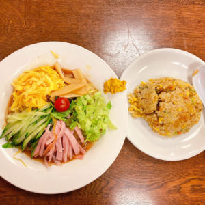 冷麺定食　750円(税込)「珍八香（チャコ）」