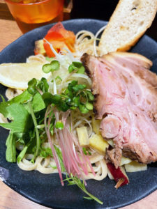 「海老鶏麺蔵」の海老つけ麺(ノーマル) ￥850円