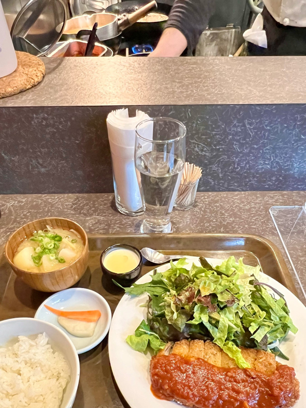 「菜々人」のきょうの昼ごはん ¥900(税込) 豚のミルフィーユカツ