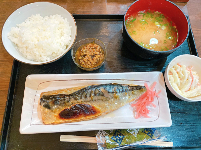 「浪花屋」の焼き魚定食 750円(税込)