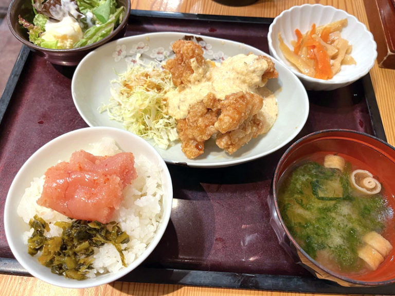 「やまや」のチキン南蛮定食 1,200円(税込)