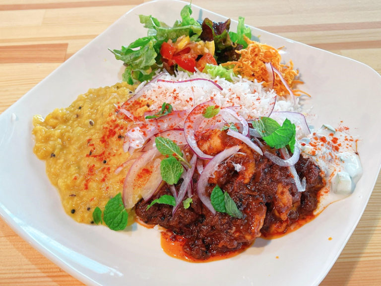 「MAGARI de MASARA」のマサラプレート 1,100円(税込)