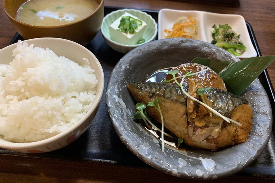 「おさかな食堂」さばの生姜煮800円