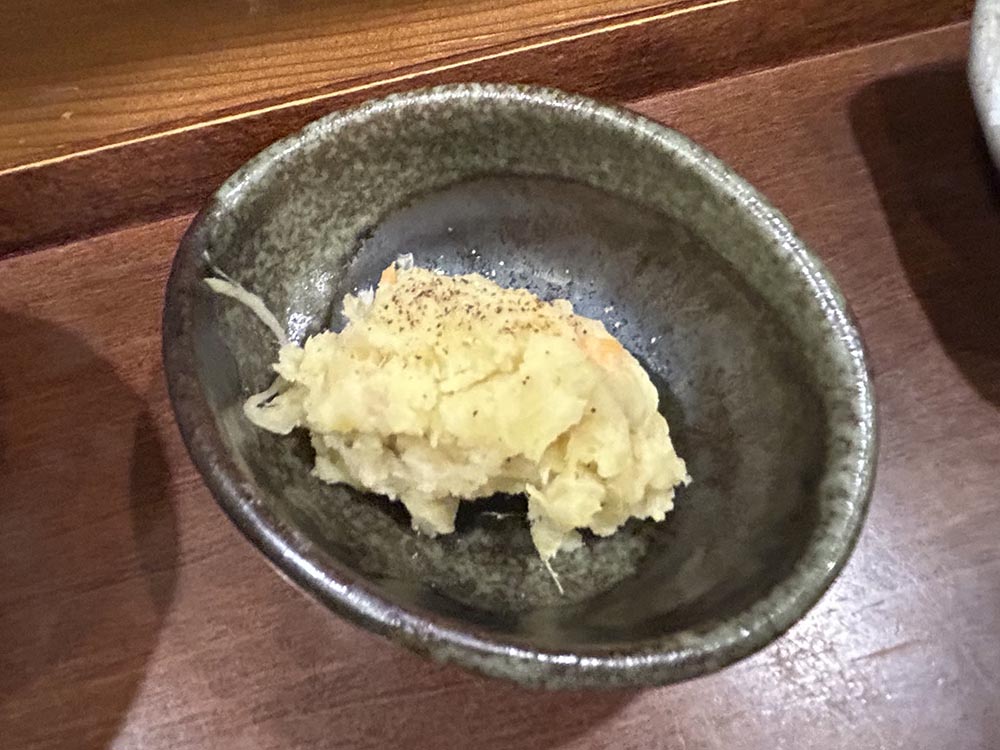 「信」サツマイモのポテサラ