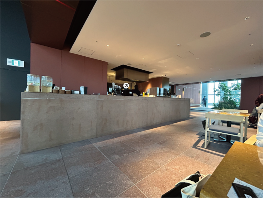 「スカイテラス」カウンター