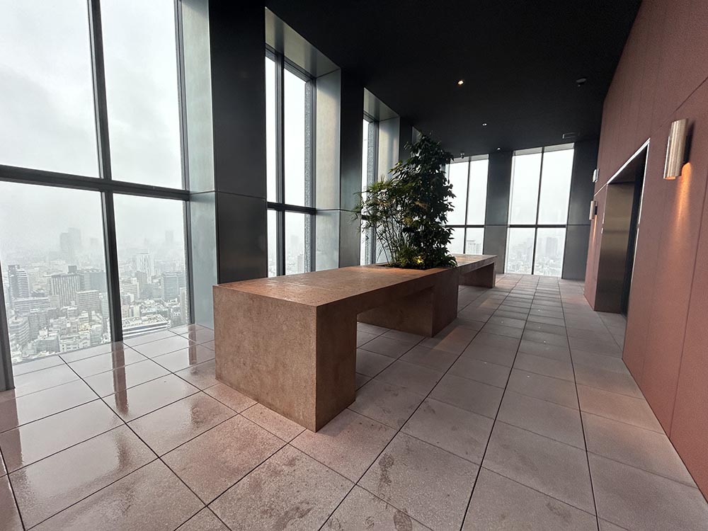 「スカイテラス」展望室