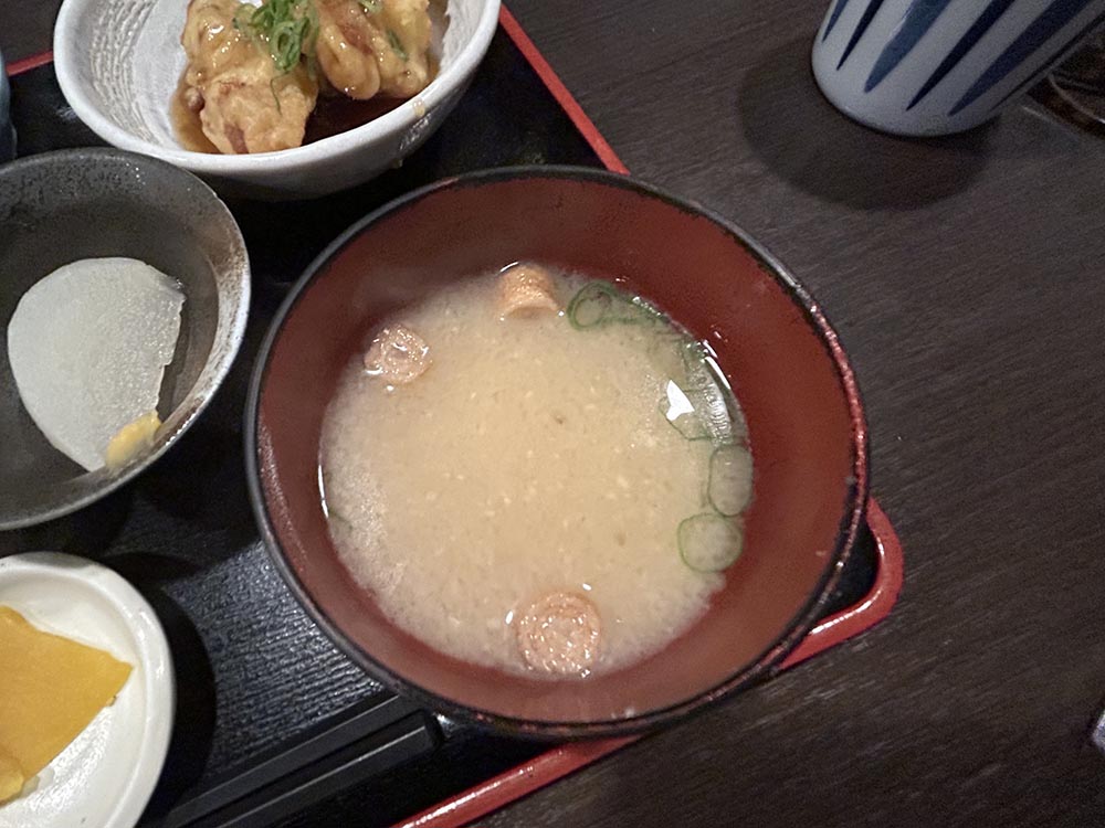 「きたの」味噌汁