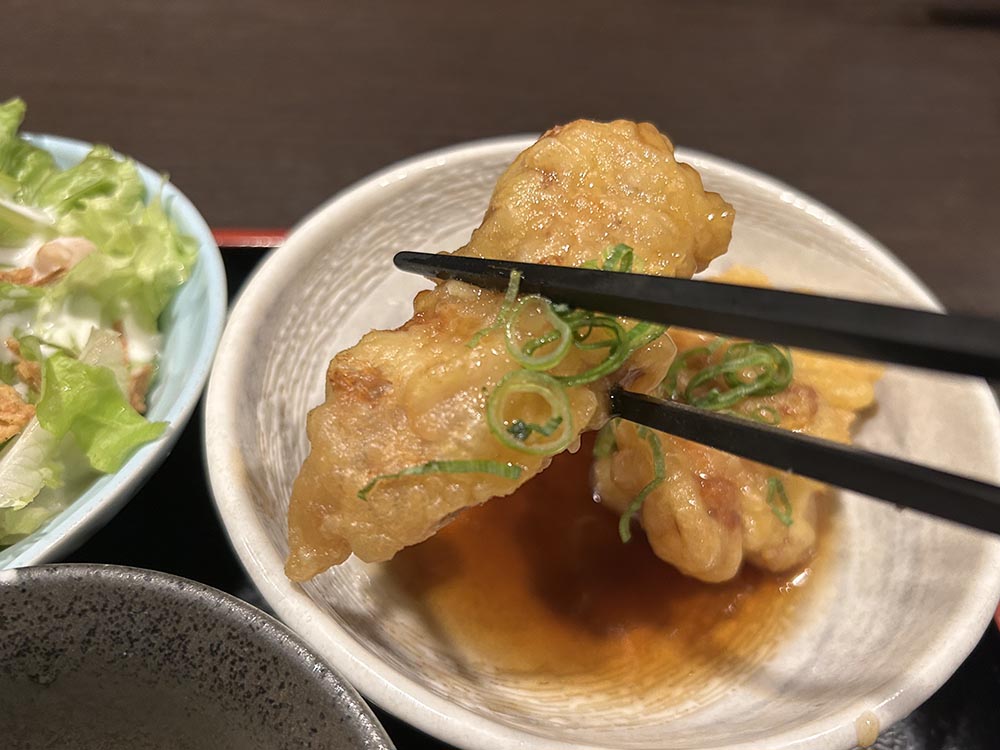 「きたの」豚天甘酢あんかけ