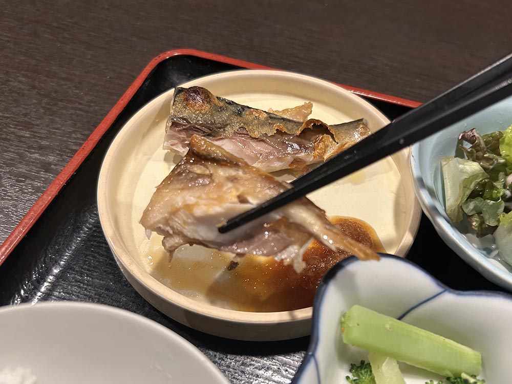 「きたの」寒鯖の塩焼き
