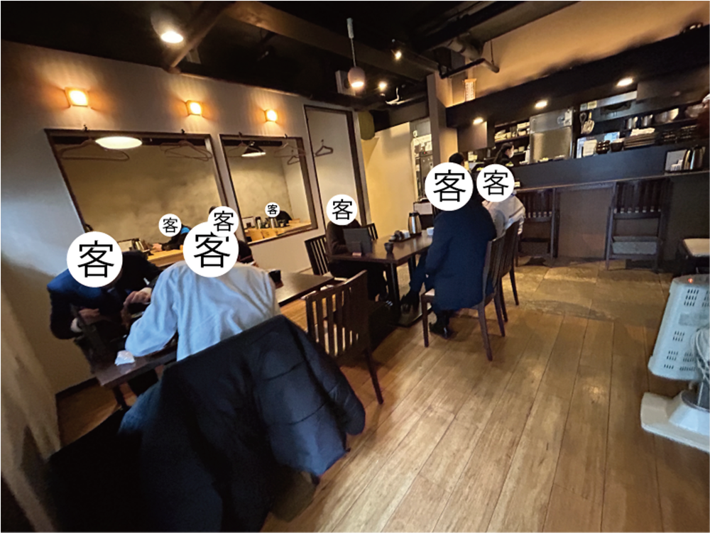 「きたの」店内