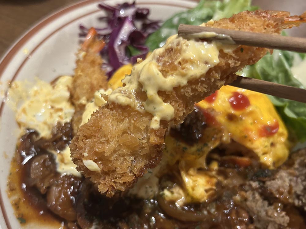 「period」エビフライ