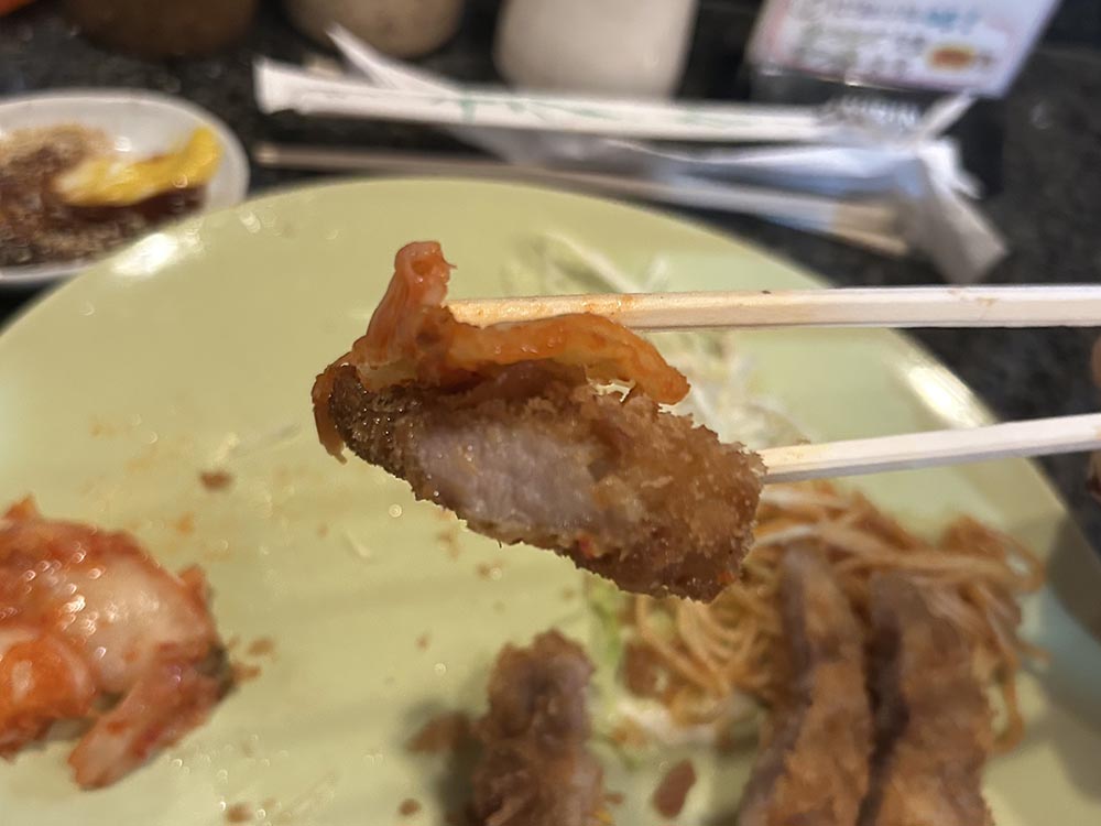 「ろっく」キムチのせ